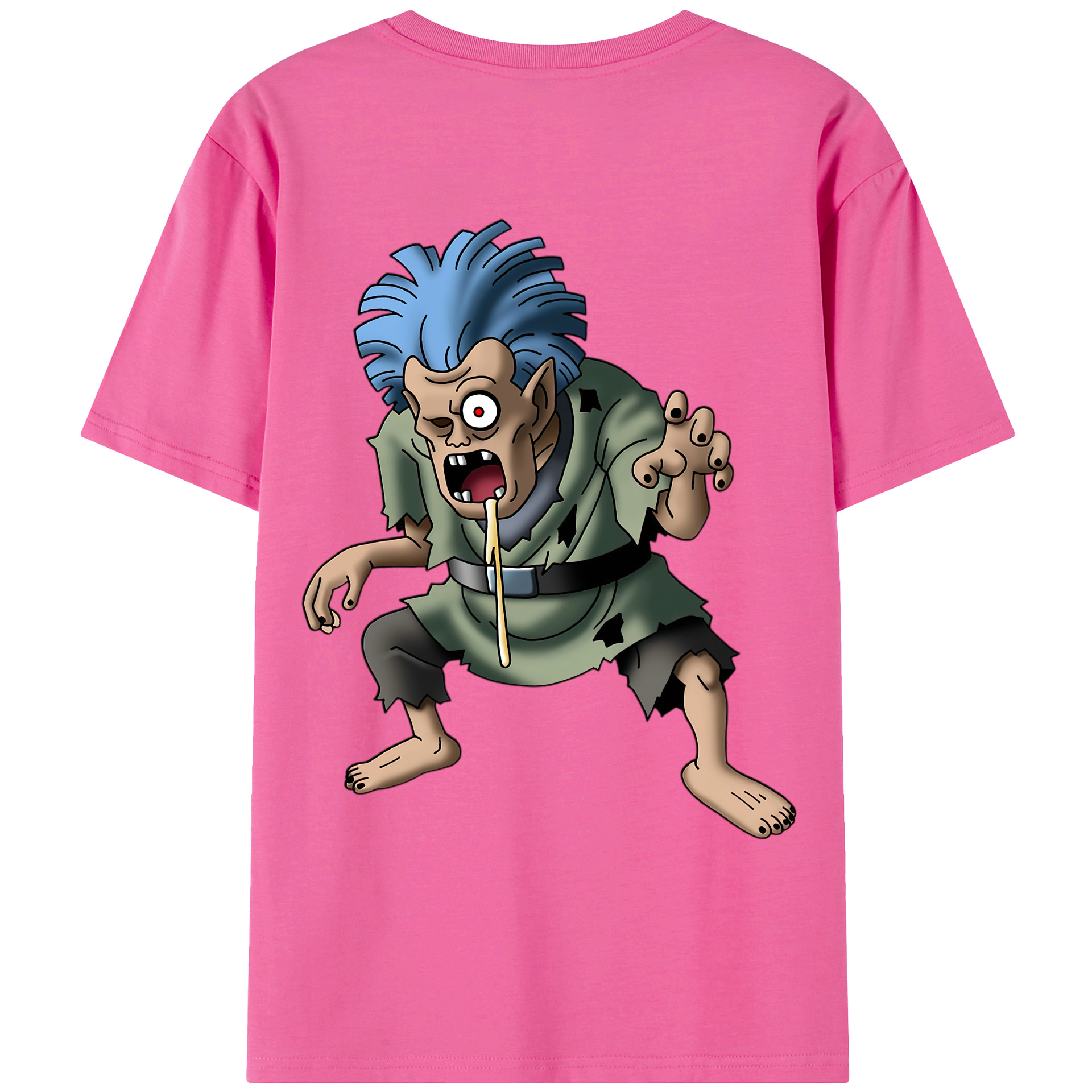 （画像用） ドラゴンクエスト Doragon Kuesuto Dragon Quest レディース半袖Tシャツ(バックプリント)